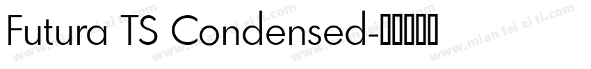 Futura TS Condensed字体转换